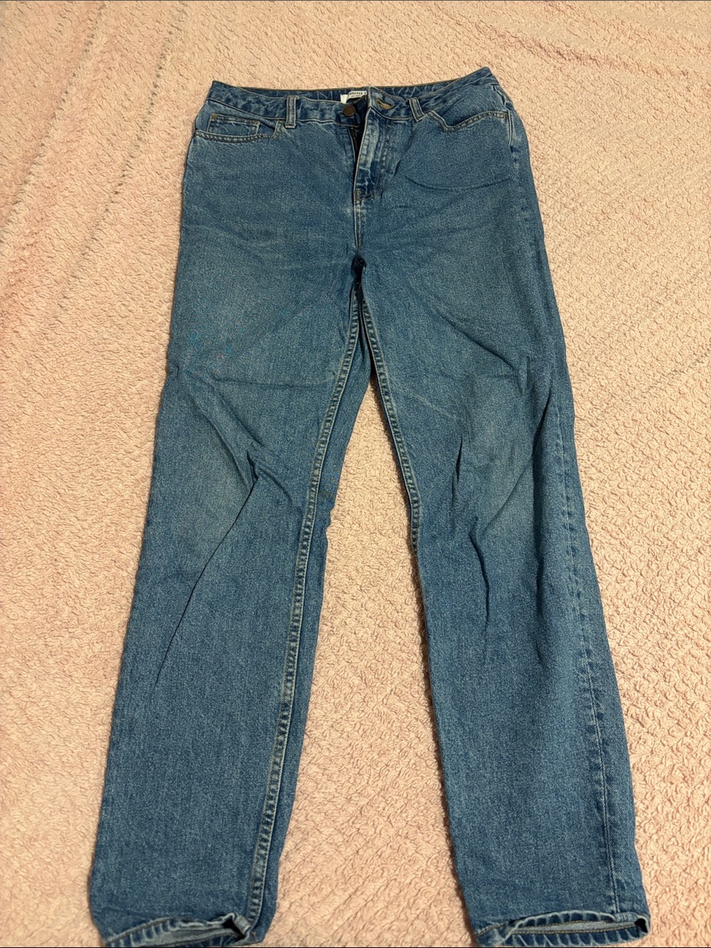 Women's Classic Straight Leg Blue Denim Jeans